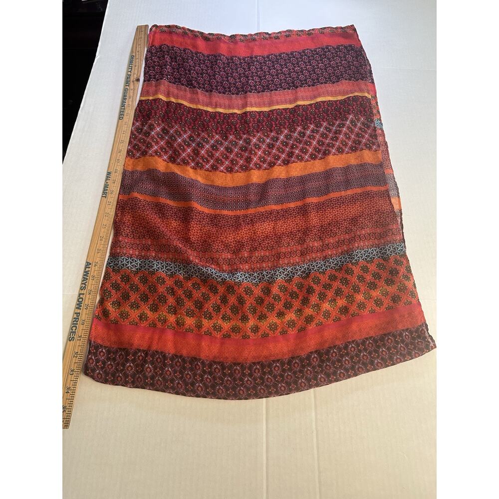 Infinity Scarf Wrap Multi Color Patchwork Soft Li… - image 9